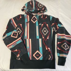 Champion Large Reverse Weave Hoodie Pattern